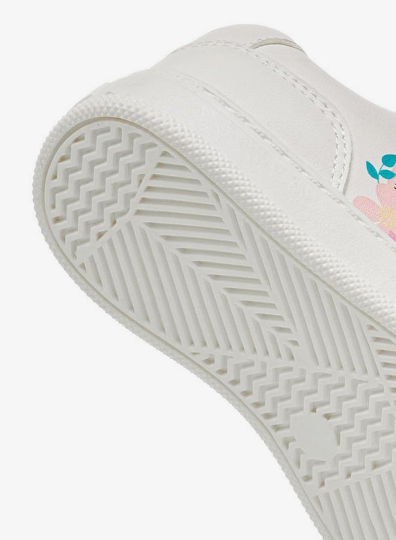 Barbie Girls Floral Accent Hook And Loop Sneakers - Image 5